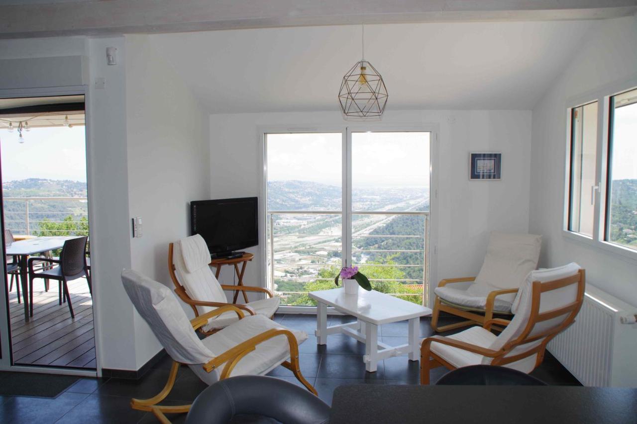 Apartmán 3 Pieces Dans Le Ciel Gattières Exteriér fotografie